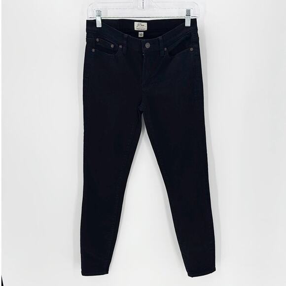 J.Crew black matchstick low rise ankle jeans size 28 preppy nautical classic - Picture 1 of 5